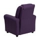 preview thumbnail 38 of 189, Contemporary Kids Recliner with Cup Holder and Headrest - 24"W x 21.5" - 36.5"D x 27"H