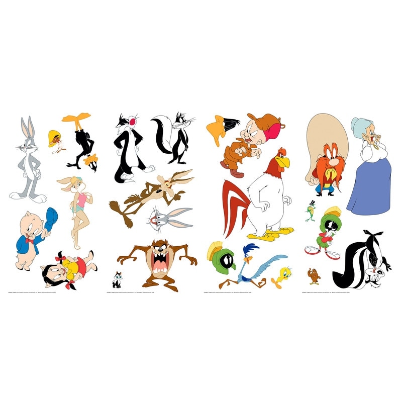 Looney Toons Wall Decals Peel and Stick by RoomMates