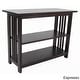 preview thumbnail 4 of 14, Copper Grove Boutwell Classic Mission-style Under-window Bookshelf Espresso