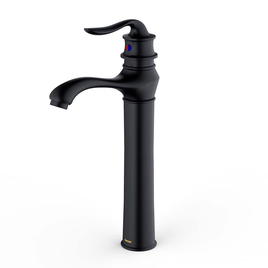 Karran Dartford Single Hole Single Handle Vessel Bathroom Faucet with Matching Pop-up Drain
