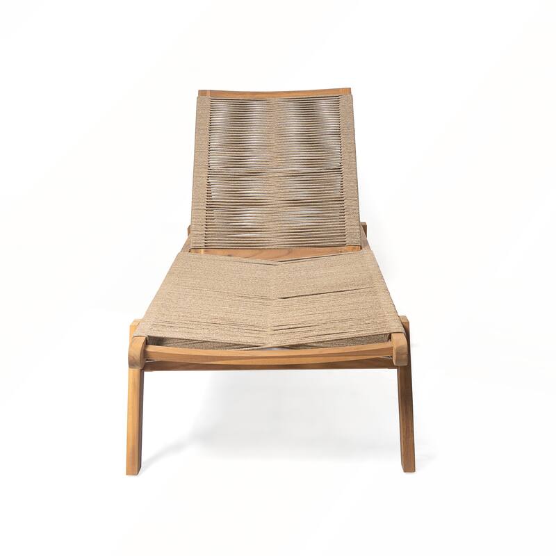 Outdoor Rope Chaise Lounge Set of 2