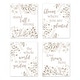 preview thumbnail 1 of 3, Floral Leaf Wall Decor Art Prints (Set of 4) - Ivory Cream Beige Taupe White Neutral Boho Watercolor Botanical Woodland Tropical