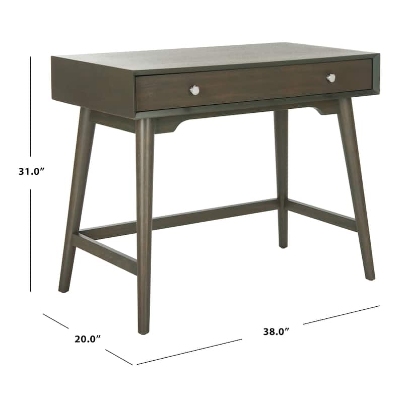 SAFAVIEH Aloma Mid-Century Grey Modern Desk