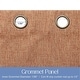 preview thumbnail 65 of 90, Linen Texture 100% Blackout Grommet Curtain Pair(2 panels)