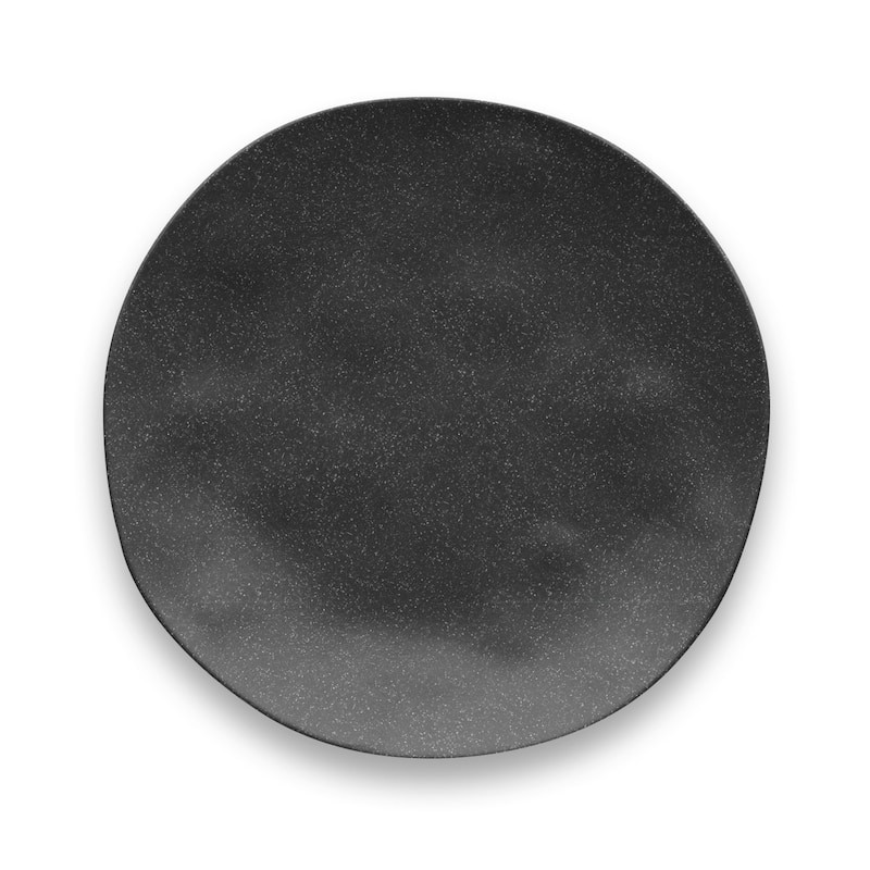 Abode Homewares Planta Salad Plate - Matte Black - 8.5" - Set of 6