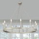 preview thumbnail 6 of 37, The Gray Barn Highclere 12-light Wagon Wheel Chandelier - 40"x40"x35.93"