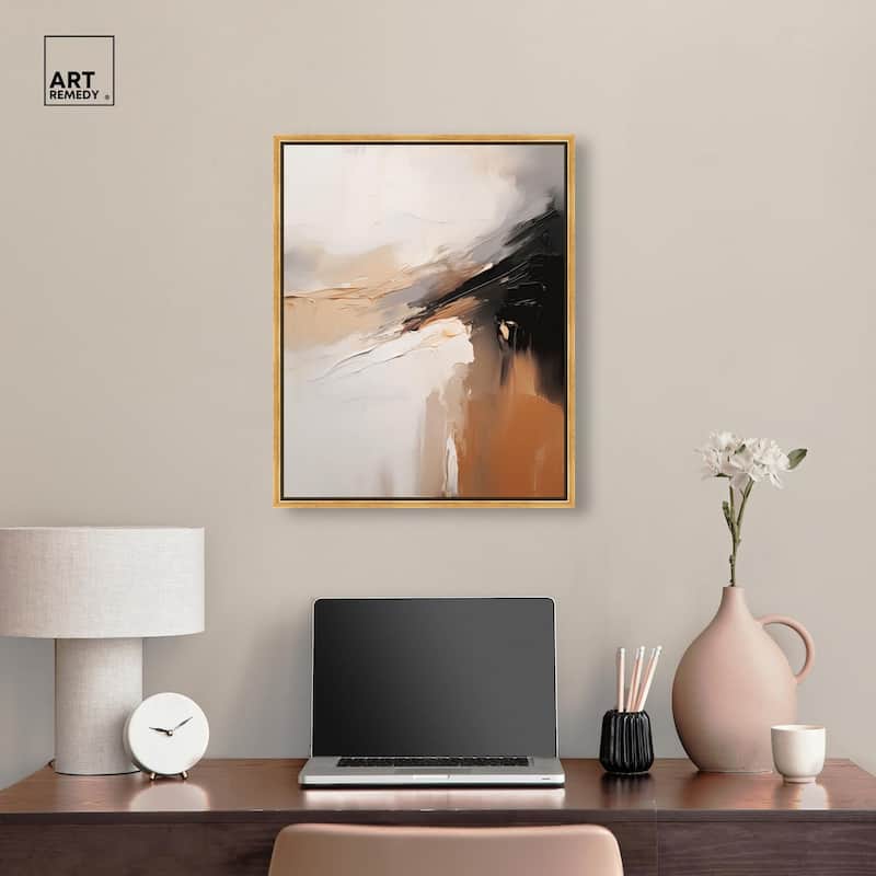 Baked Clay II Canvas by Art Remedy