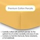 preview thumbnail 7 of 33, BreathableBaby Cotton Percale Fitted Sheet, For 52" x 28"/132 x 71 cm Crib & Toddler Bed Mattress, Solids (2-Pack)