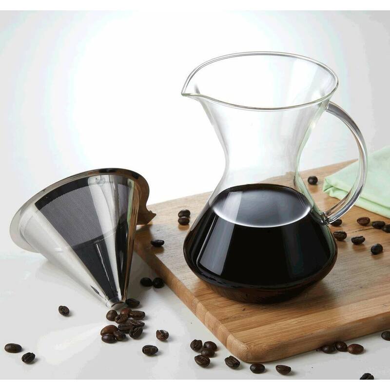 Pour Over Glass Coffee Maker with Dripper Bed Bath & Beyond 40009070