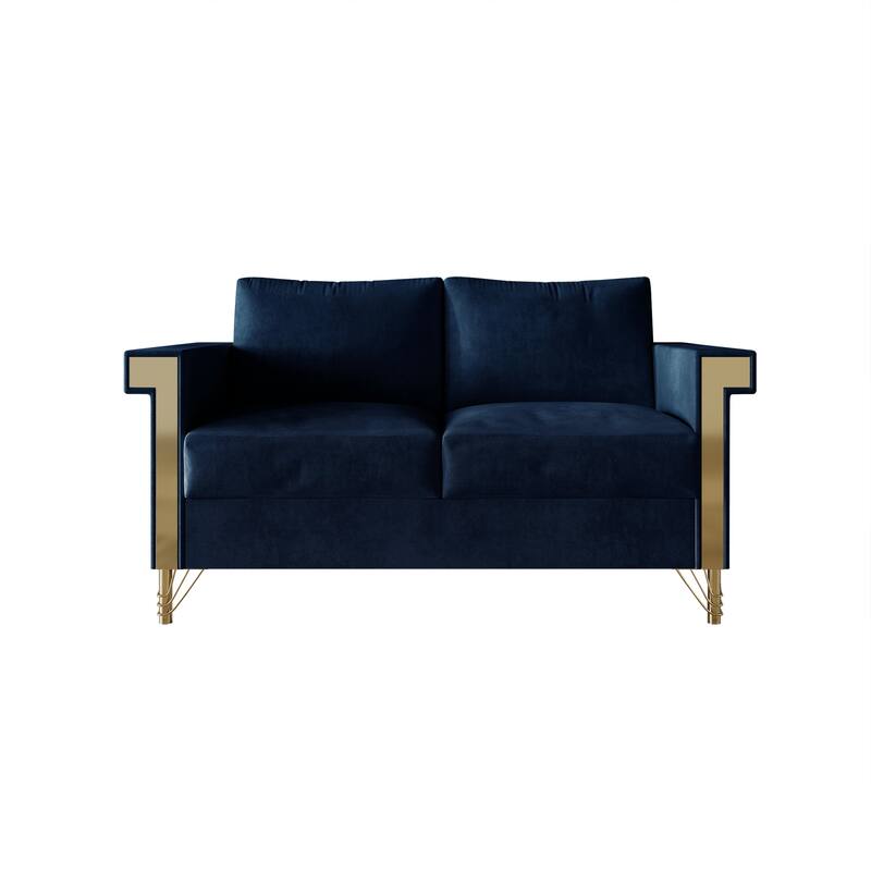 CraftPorch Luxurious Velvet Upholstered 3-Piece Living Room Set