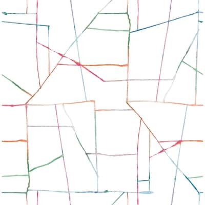Seabrook Designs Day Dreamers Geo Creative Unpasted Wallpaper