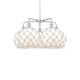 Option Polished Chrome / White Glass with White Rope