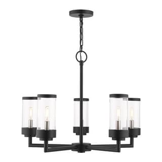 5 Lt Textured Black Outdoor Chandelier - 22 - Bed Bath & Beyond - 32119979