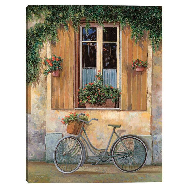 La Bici by Guido Borelli Canvas Art Print