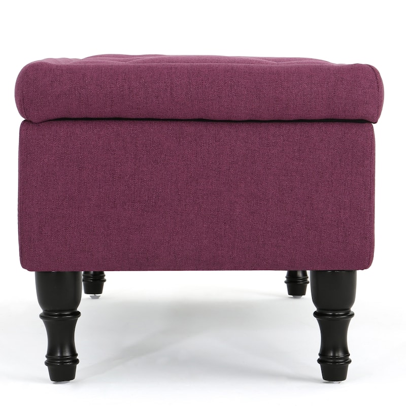 Chantelle Fabric Storage Ottoman by Christopher Knight Home