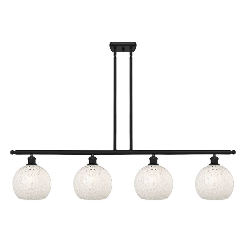 Innovations Lighting 516-4I-11-48-White Mouchette-Indoor Pendant Large