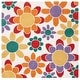 preview thumbnail 61 of 78, SAFAVIEH Handmade Kids Miens Floral Wool Rug 5' Square - Ivory/Gold