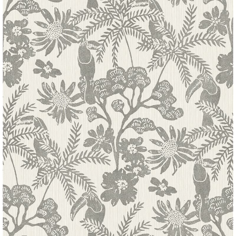 A-Street Prints Jacaranda Stone Tropical Trail Wallpaper