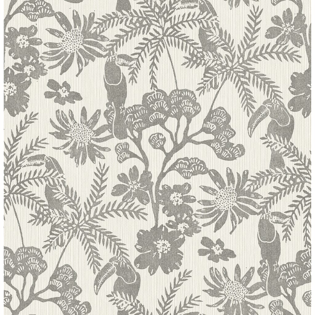 A-Street Prints Jacaranda Stone Tropical Trail Wallpaper