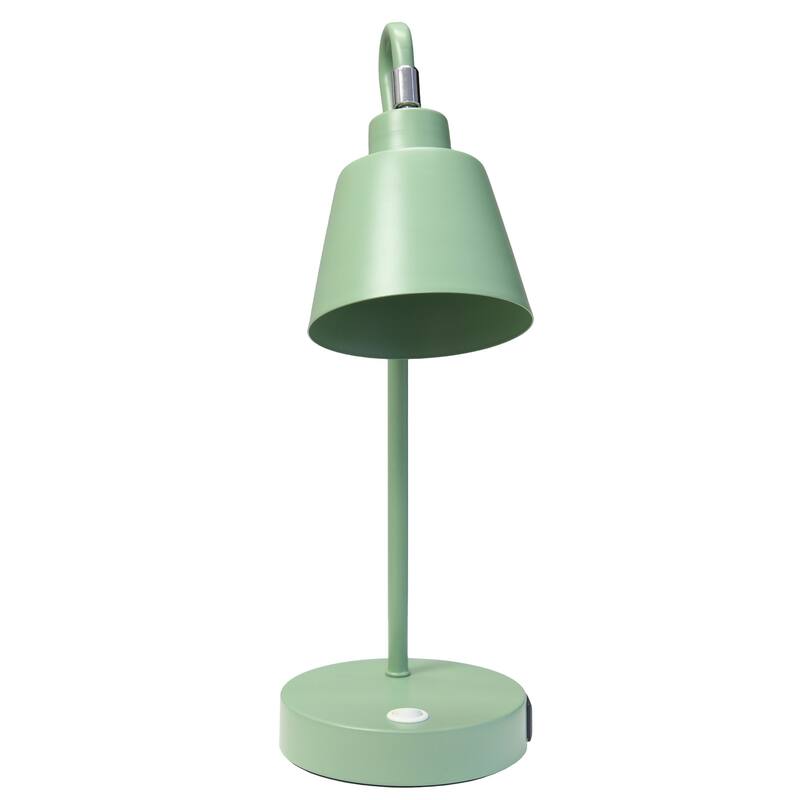 Looped Desk Lamp with Adjustable Shade - 16" - Sage Green