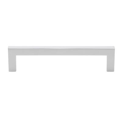 Gliderite 5-inch CC Solid Square Cabinet Bar Pull Handle Polished Chrome (Pack of 10 or 25)