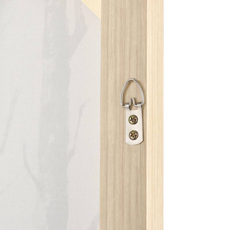 Elk Home Jordan Forest Off White Fabric 39.25 Inch Wide Wall Art