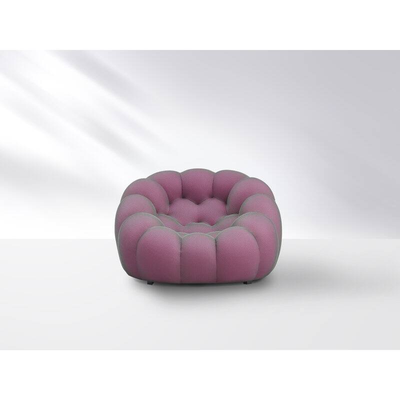 Osirys Upholstered Club Chair - Purple
