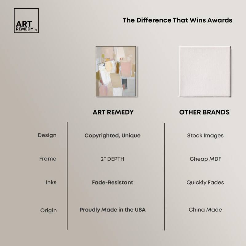 Apricot Cream II Canvas by Art Remedy