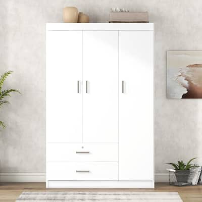 3 Door Wardrobe with 2 Drawers