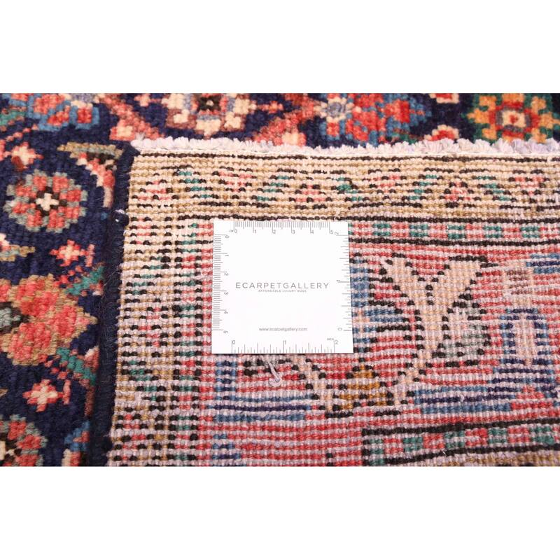 ECARPETGALLERY Hand-knotted Andelz Dark Navy Wool Rug - 3'9 x 10'8