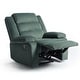 preview thumbnail 76 of 101, Overstuffed Cotton Corduroy Manual Pushback Recliner with Wide Armrest