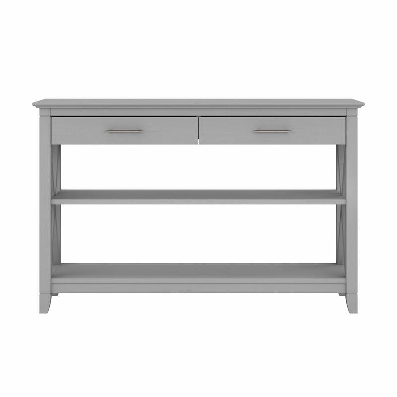 Console Table with Drawers and Shelves