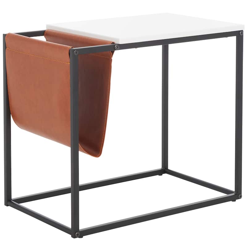SAFAVIEH Eldora Side Table - 22" L x 14" W x 20" H - 22Wx14Dx20H