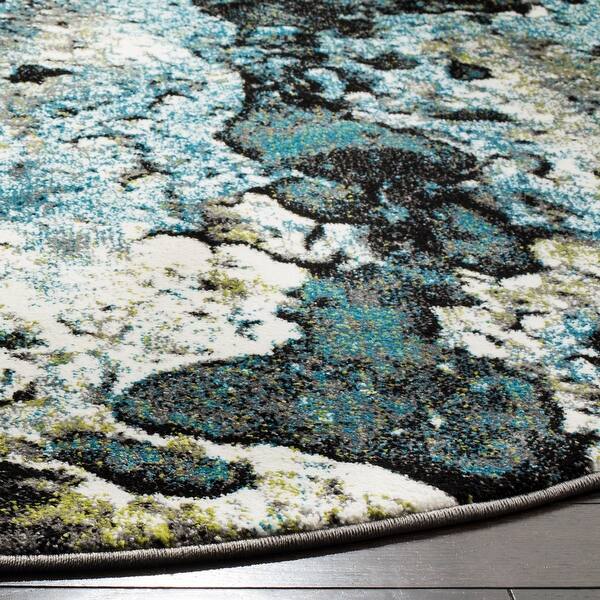 Shop Safavieh Glacier Liliana Watercolor Modern Abstract Rug On