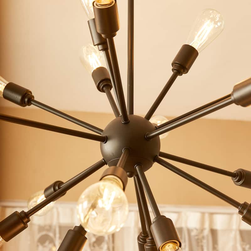 18 Light Sputnik Sphere Chandelier - 27.36"x74.45"