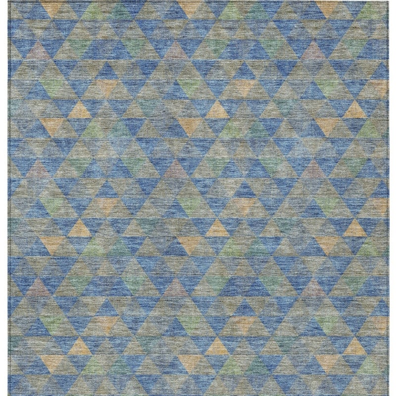 HomeRoots Geometric Transitional Rectangle Outdoor Rug