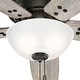 preview thumbnail 11 of 9, Hunter 60" Reveille Ceiling Fan with LED Light Kit and Pull Chain, Rustic, Transitional