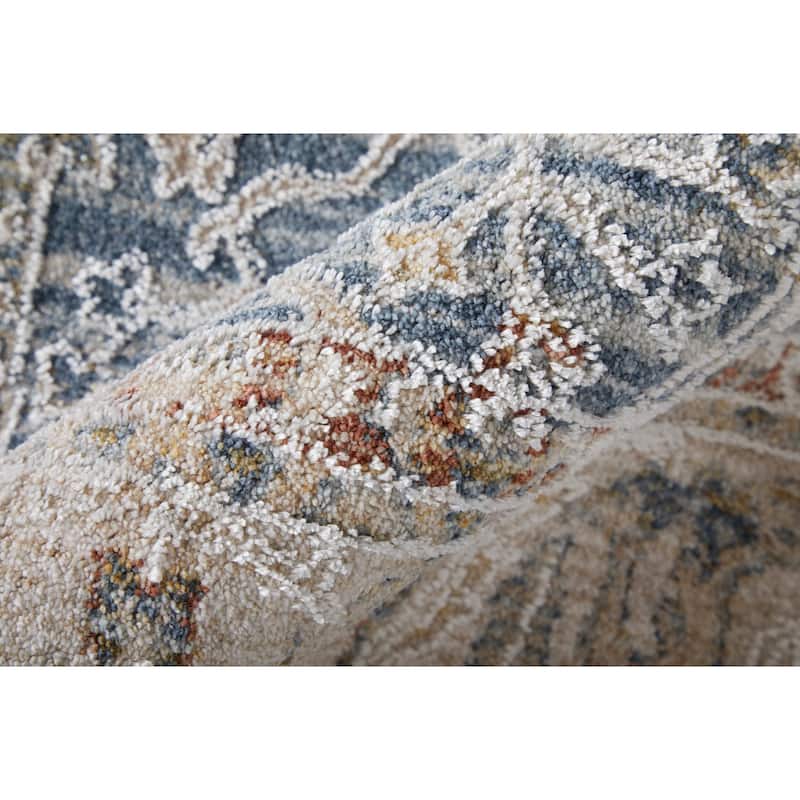 Grand Bazaar Hyannis Machine Made Ikat Transitional Area Rug