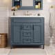 Option Blue-Only Bathroom Vanity with Top Sink