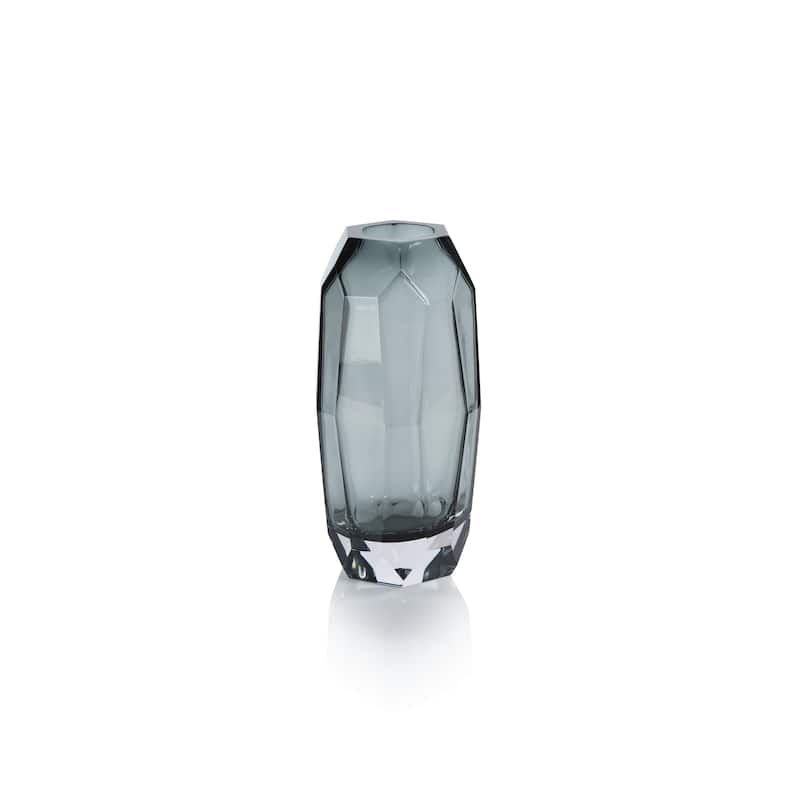 Juwelo Glass Vase - Smoke - Medium