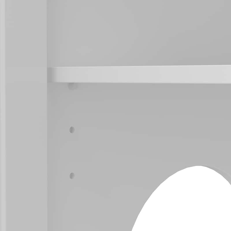 Buffet Cat Litter Box Enclosure Cabinet Hidden Cat Washroom Furniture