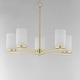 preview thumbnail 4 of 6, Maxim 10286 Lateral 5 Light 24" Wide Pillar Candle Pendant