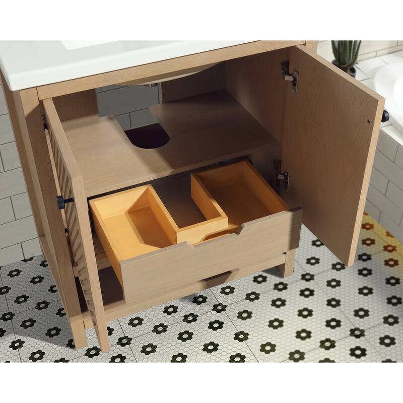 Ari Bath Selena 30" Bathroom Vanity Oak