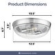 preview thumbnail 35 of 33, Prominence Home Madalyn, Flushmount Light Fixture
