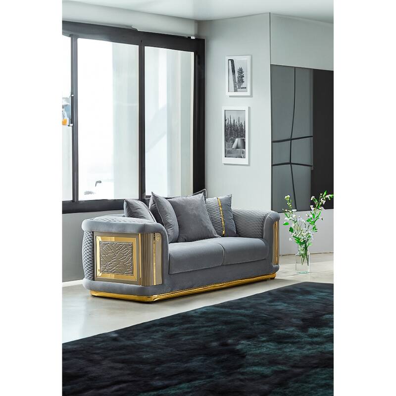 Luresta 2 Pieces Living Room Sets 1 Sofa 1 Love seat