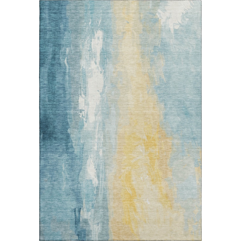 Premium Washable Super Soft Modern Watercolor Mayfield Rug