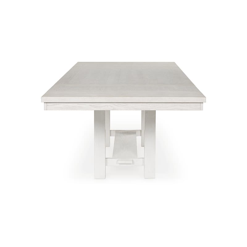 Signature Design by Ashley Robbinsdale Antique White Rectangular Dining Extension Table - 42"W x 86"D x 30"H