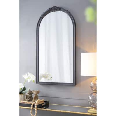 Hand Carved Rose Antique Mirror Frame