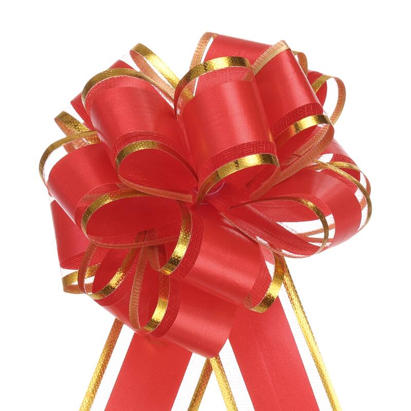 5pcs Large Big Pull Bow Gift Wrapping Bows Ribbon for Christmas