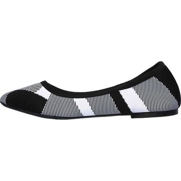 skechers white ballet flats